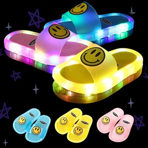 Børnetøfler med LED-lys | HAPPYS
