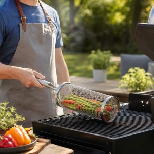 BBQ-kurv til udendørs grillentusiaster | ROLOGRILL